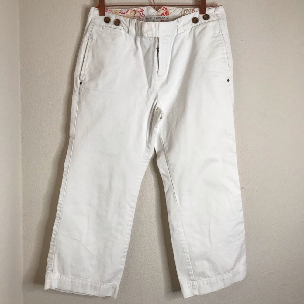 ‎Tommy Hilfiger white Capri pants